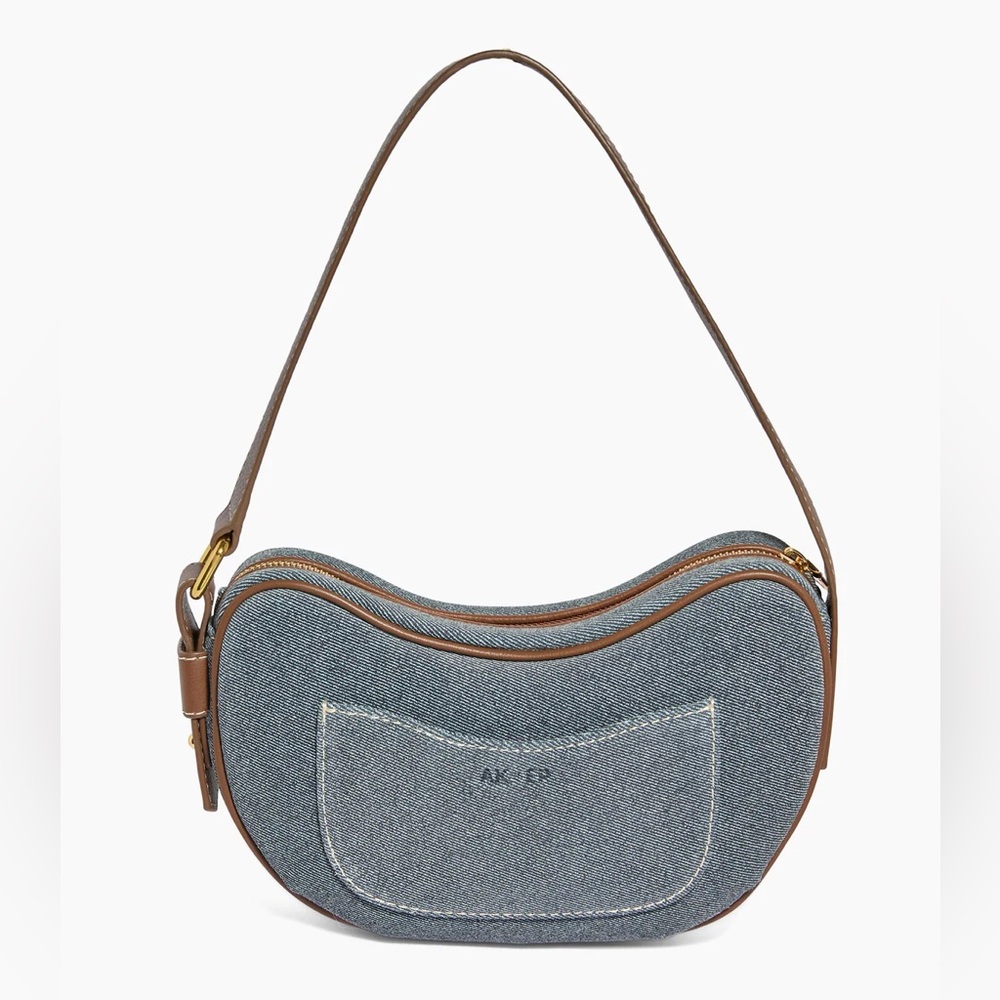 Aimee Kestenberg Denim and Leather Shoulder Bag